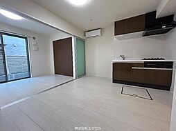 西武拝島線 武蔵砂川駅 バス14分 長円寺（東京都）下車 徒歩3分の賃貸アパート 1階1LDKのリビング/ダイニング