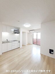 西武拝島線 西武立川駅 徒歩20分の賃貸アパート 1階1LDKのリビング/ダイニング