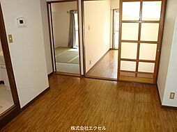 西武拝島線 武蔵砂川駅 徒歩22分の賃貸マンション 1階3DKのリビング/ダイニング