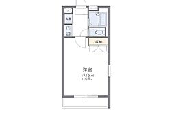 JR中央本線 八王子駅 バス24分 泉町下車 徒歩2分の賃貸アパート 1階1Kの間取り