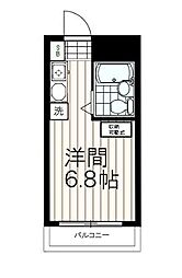 小田急多摩線 小田急永山駅 徒歩10分の賃貸マンション 1階1Kの間取り