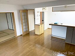 京王高尾線 めじろ台駅 徒歩3分の賃貸マンション 2階3LDKのリビング/ダイニング