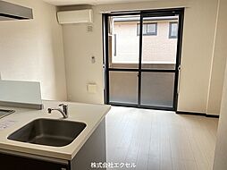 京王線 平山城址公園駅 徒歩8分の賃貸アパート 2階1LDKのリビング/ダイニング