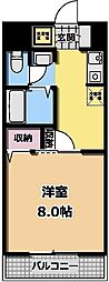 ホワイトレジデンス 1Kの間取図画像