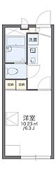 レオパレスソリティア青梅 1Kの間取図画像