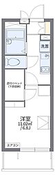レオパレスエスペランサ野上 1Kの間取図画像
