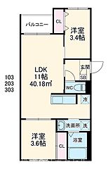 物件の間取り