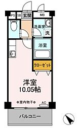 ソフィア ワンルームの間取図画像