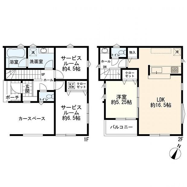 2SLDK+車庫 3号棟