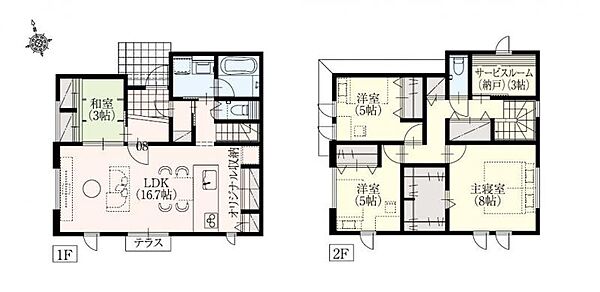 建物プラン　4SLDK、110.13ｍ2、建物価格3780万円（税込）