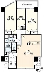 アルト・T 3LDKの間取図画像