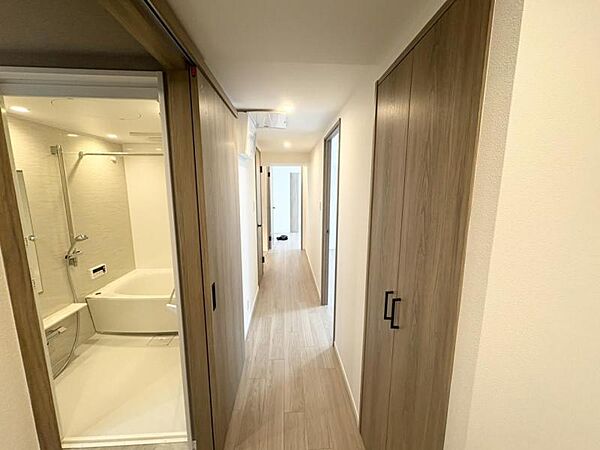 空間を演出する各部屋アプローチへの廊下