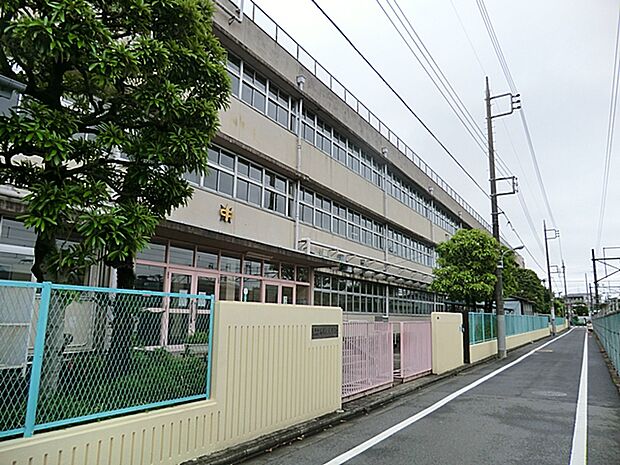 志茂田中学校？650ｍ