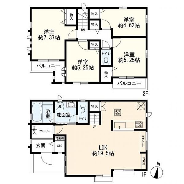 間取図 4LDK