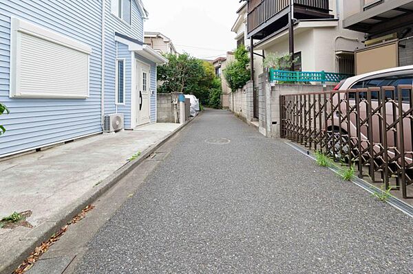前面道路。