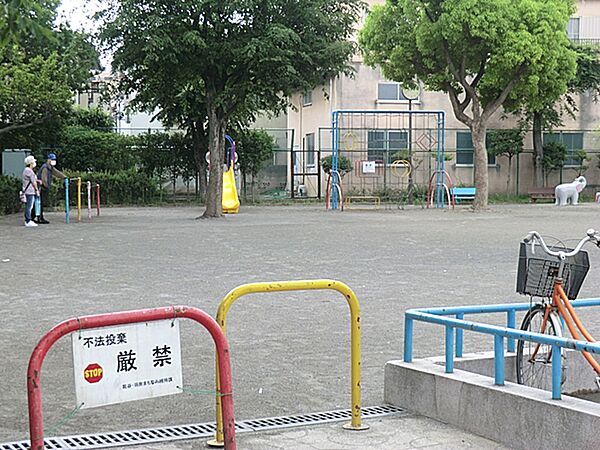 本羽田一丁目公園　420m