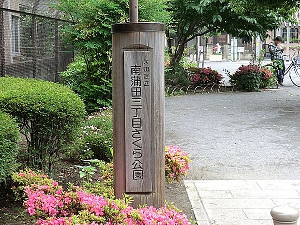 南蒲田三丁目さくら公園?310m?