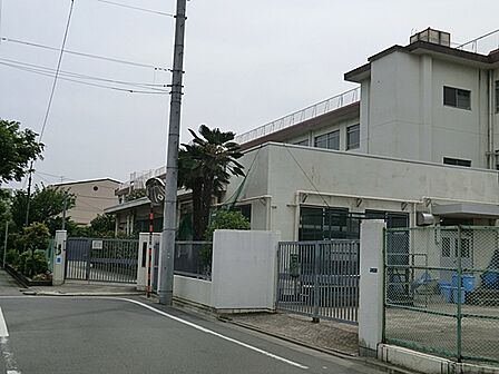 蓮沼中学校？1110m？
