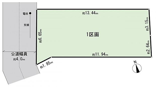 1区画