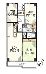 間取図画像 3LDK