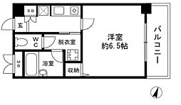 佐竹マンション 1Kの間取図画像