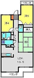 ガーデンハウス綱島A棟 3LDKの間取図画像