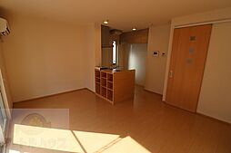 JR片町線(学研都市線) 住道駅 徒歩3分の賃貸アパート 2階1LDKのリビング/ダイニング