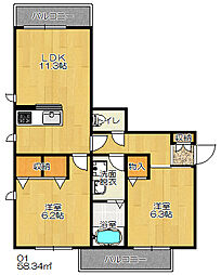 ヴェルデアリエッタ 2階