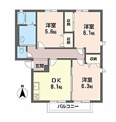 物件の間取り