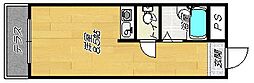 エクセル鴻池 ワンルームの間取図画像