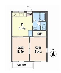 JR片町線(学研都市線) 忍ケ丘駅 徒歩5分 2階/-