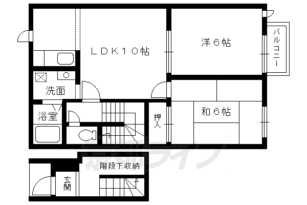 同じ建物の物件間取り写真 - ID:226064240307