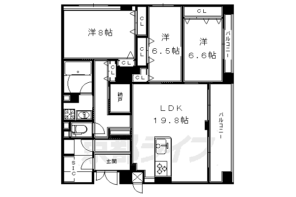 同じ建物の物件間取り写真 - ID:226065317112