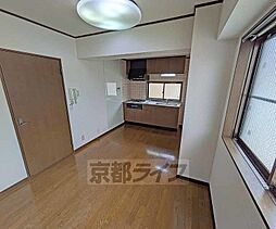 阪急京都本線 桂駅 徒歩1分の賃貸マンション 4階2DKのリビング/ダイニング