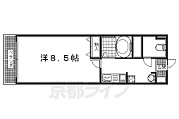ｆｉｐｒｏｄｅ 2階1Kの間取り