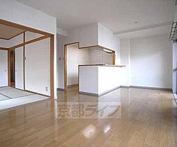 京都市営烏丸線 竹田駅 徒歩3分の賃貸マンション 3階3LDKのリビング/ダイニング