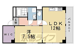 三弘マンション 1階1LDKの間取り
