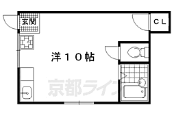 ウイング塔ノ段 ワンルームの間取図画像
