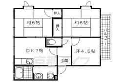 ラテール音羽 3DKの間取図画像