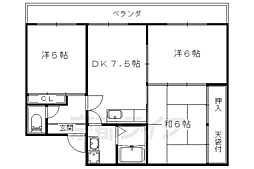 コーポ弘和 3DKの間取図画像