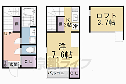 ハーモニーテラス椥辻中在家町 1階/106