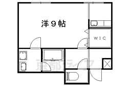 プラネシア星の子山科駅前 1Kの間取図画像