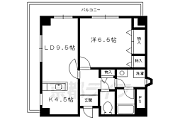 パレロイヤル西陣佐わらび 1LDKの間取図画像