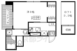 ILIOS 1Kの間取図画像