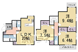 薪堀切谷貸家　2期19号地