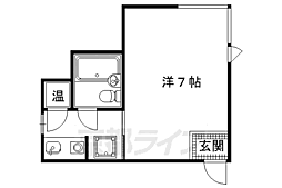インペリアル烏丸今出川 ワンルームの間取図画像