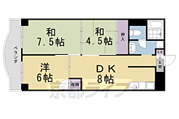 山崎ビル 3LDKの間取図画像