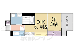 アクアプレイス京都二条城北 4階/407