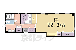 ペンギンハウス 1Kの間取図画像