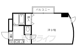 ノースビレッジ3 1Kの間取図画像